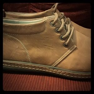 Men's Casual Cap Toe Lace Up Boot